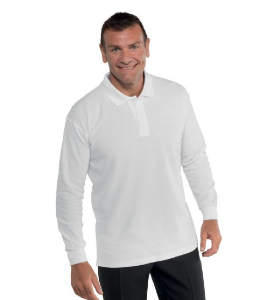 POLO M.LUNGA BIANCO 100 % COTTON