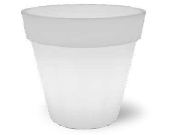Cache-Pot Easy ø 80 cm con luce LED OUTDOOR con ca