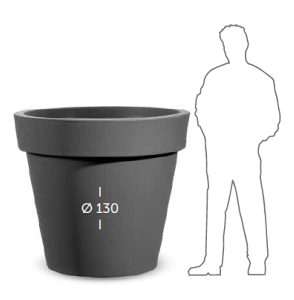 Vaso Easy ø100cm bianco
