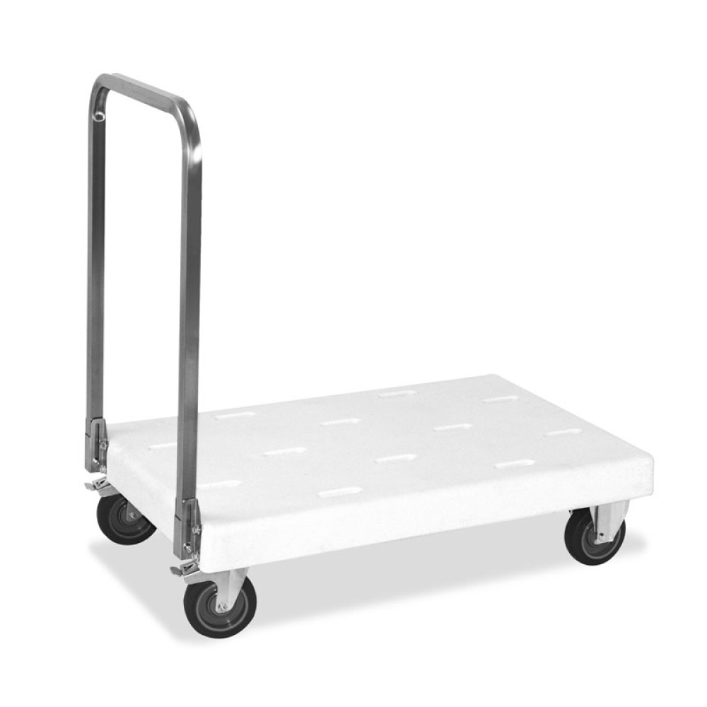 CARRELLO PORTACASSE IN POLIETILENE, PIEGHEVOLE