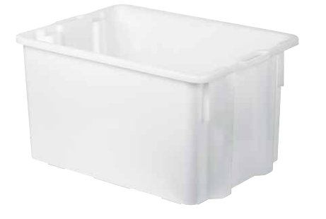 CASSA CHIUSA PEHD SOVRAPPONIBILE Neutro lt. 50