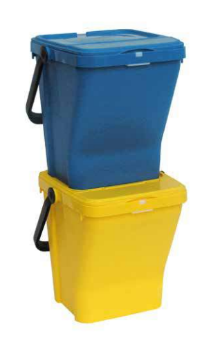 portarifiuti ECOTOP colore blu lt 35