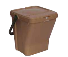 portarifiuti ECOTOP colore marrone lt 35