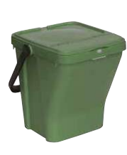 portarifiuti ECOTOP colore verde lt 35