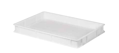 CASSA CHIUSA PEHD - lt. 12 Neutro 60x40xh7