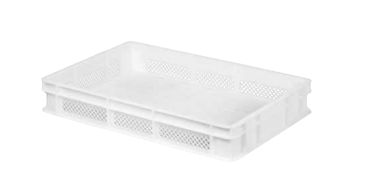 CASSA FORATA PEHD - lt. 18 Neutro 60x40xh10