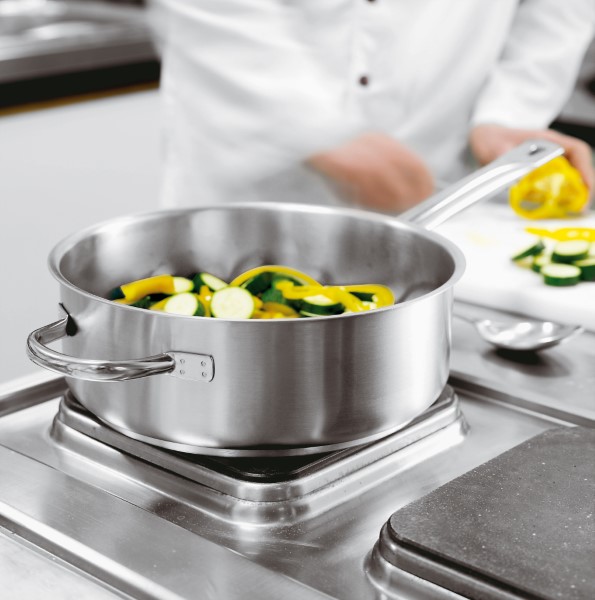 Casseruola alta 1 manico Ø32cm inox