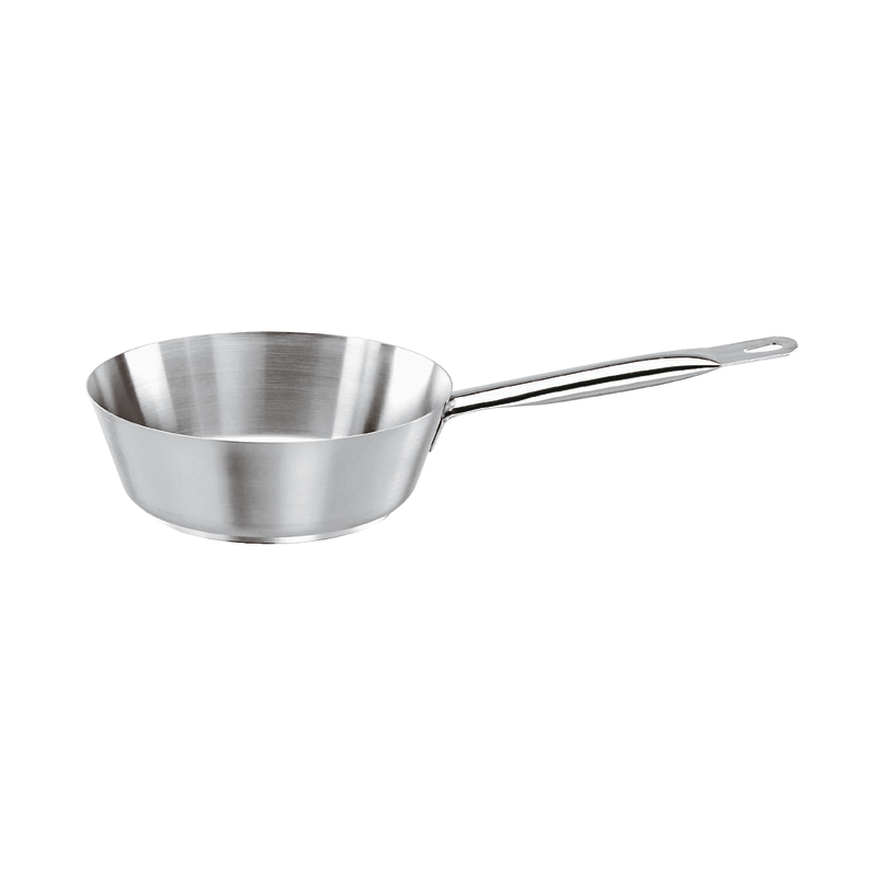 Casseruola bassa 1 manico Ø16cm inox