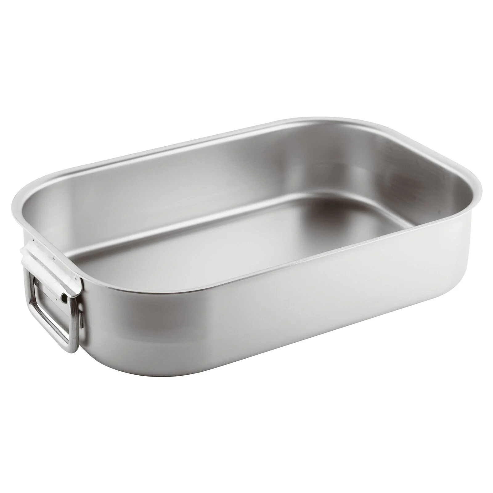 Rostiera 2 maniglie 60x35 h9cm Inox