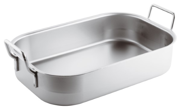 Tegame Rettangolare M/Fisse Cm 61 Inox Pesante