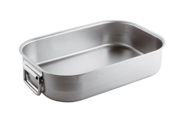 Tegame Rettangolare M/Snodate Cm 45 Inox Pesante