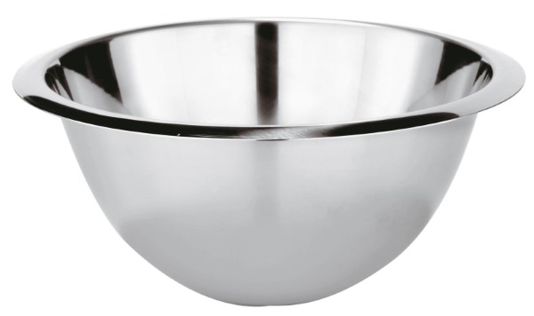 Bacinella Semisferica Cm 40 Lt 15,6 Inox