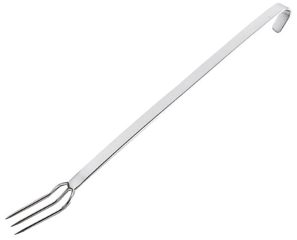 Forchettone 3 Denti Unipezzo 70cm Inox