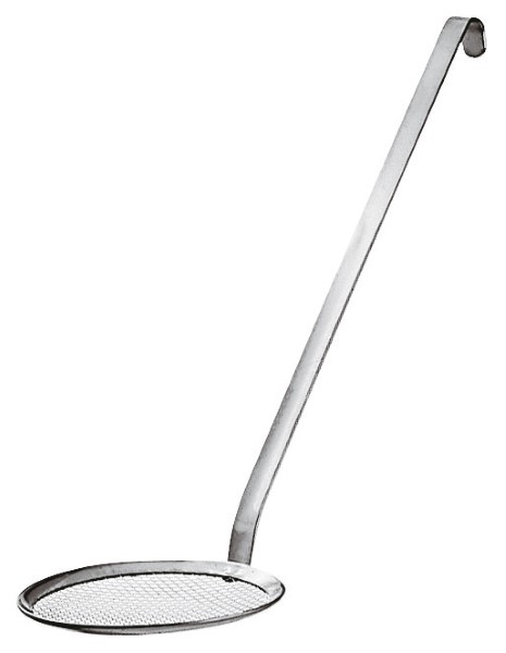 Schiumarola Rete Stirata ø16cm 40cm Inox