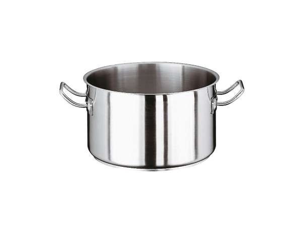 Casseruola alta 2 maniglie Ø28cm inox