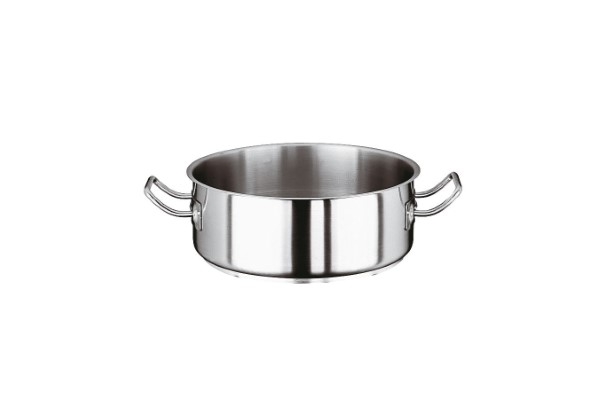 Casseruola bassa 2 maniglie Ø20cm inox