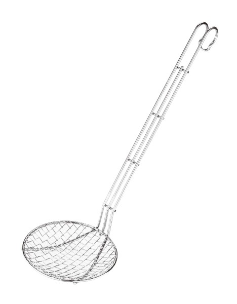 Schiumarola a filo rett ø24cm 50cm Inox