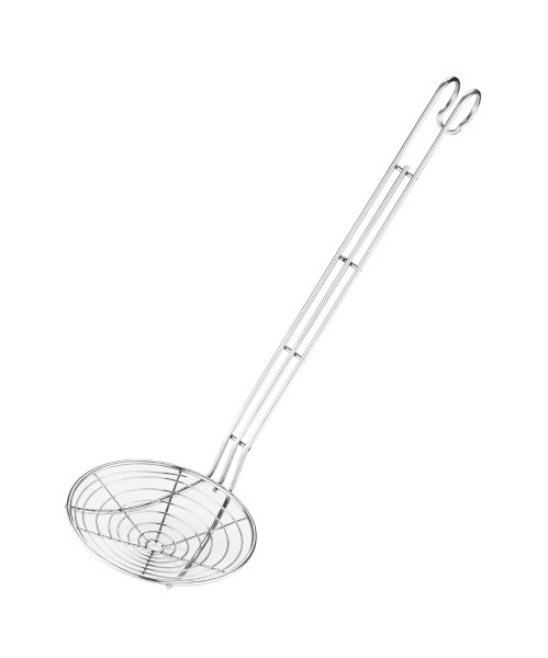 Schiumarola a filo circ ø20cm 50cm Inox