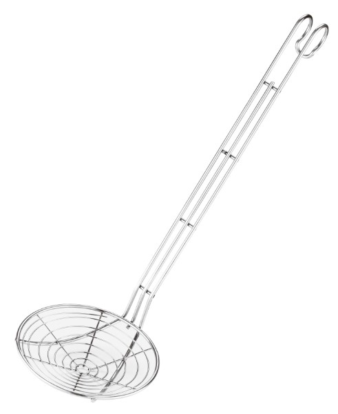Schiumarola a filo circ ø28cm 50cm Inox