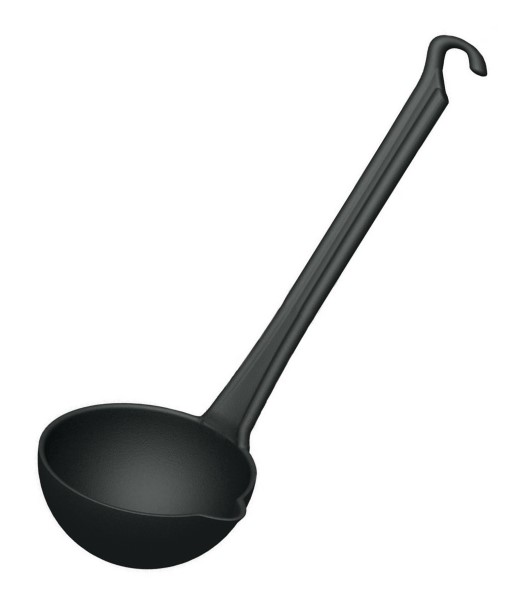 Mestolo Becco Manico Corto ø6,5cm 24cm Pa+