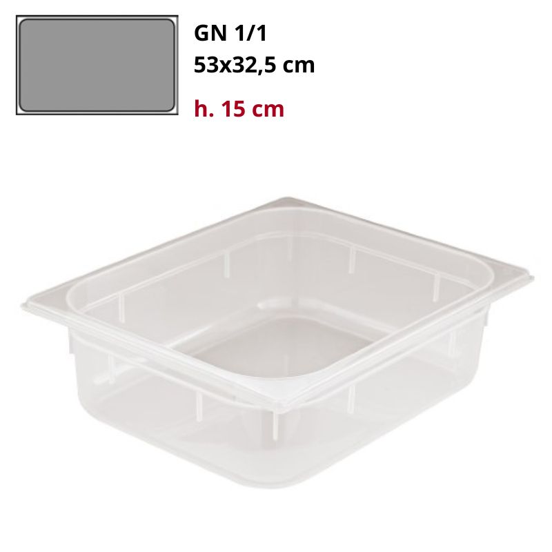 Bacinella Gn 1/1 Gastronorm PP h15cm