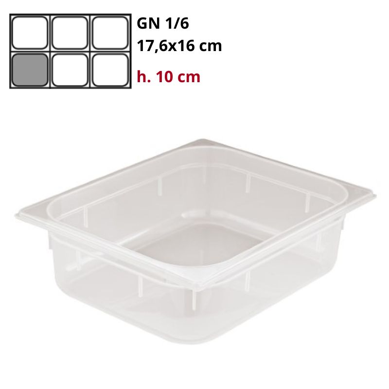Bacinella Gn 1/6 Gastronorm PP h10cm