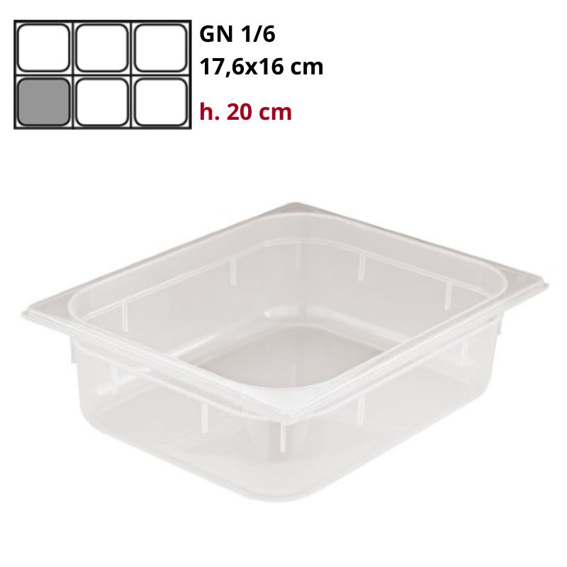 Bacinella Gn 1/6 Gastronorm PP h20cm