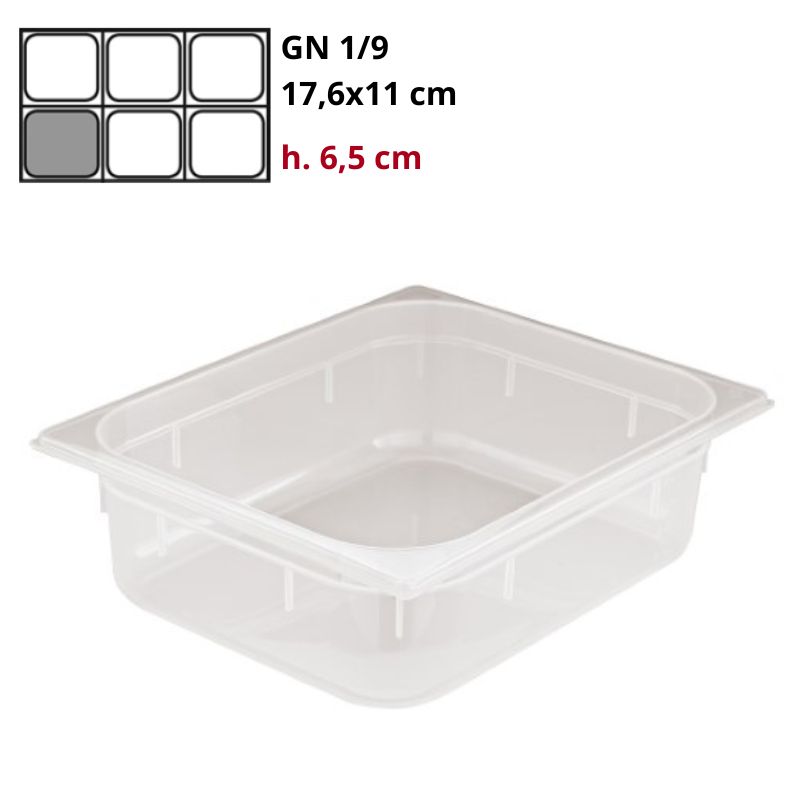 Bacinella Gn 1/9 Gastronorm PP h6,5cm