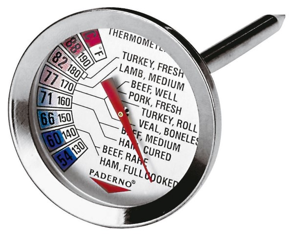 Termometro Arrosti ø5cm Inox +54+88°C