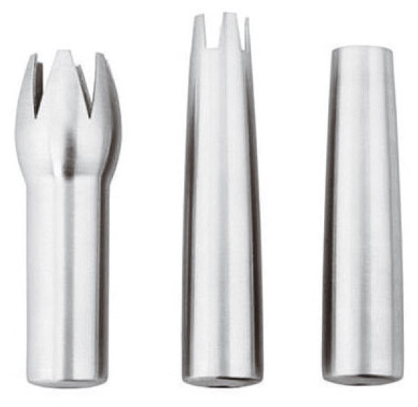 Set 3 Pz Decoratori Inox