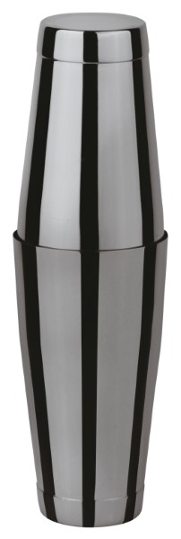 Shaker Boston Tin + Half Tin BLACK