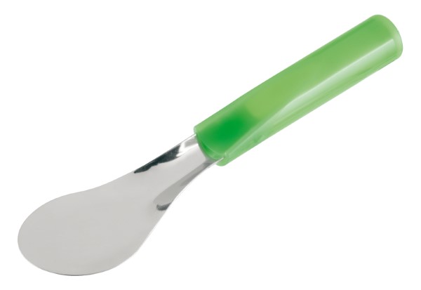Spatola Gelato Manico Verde Inox