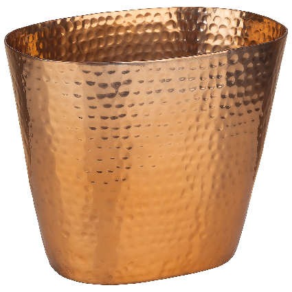 Secchiello vino alluminio 20,5x14x17cm COPPER