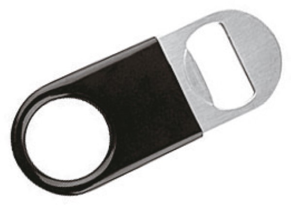 Levacapsule Inox/nero 11x4 cm