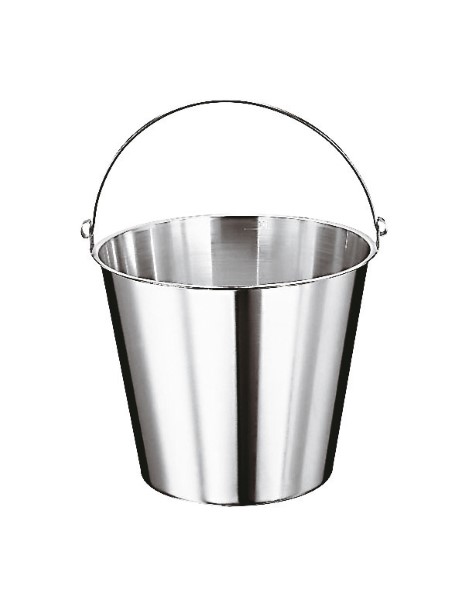 Secchio Graduato Inox ø28,5 h20,5cm 8Lt