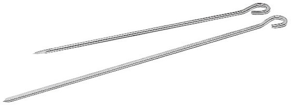 Spiedino Piatto Mm 400X4 Inox