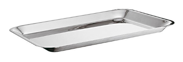 Vassoio Rettangolare Cm 34X21x2 Inox