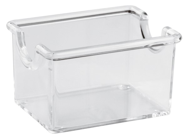 Porta Bustine Zucchero Cm 8,5X6,5X5 TRASPARENTE