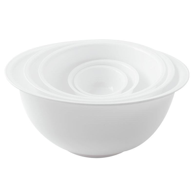 Bacinella semisferica bianca PP ø32,5 h16,5cm 8Lt