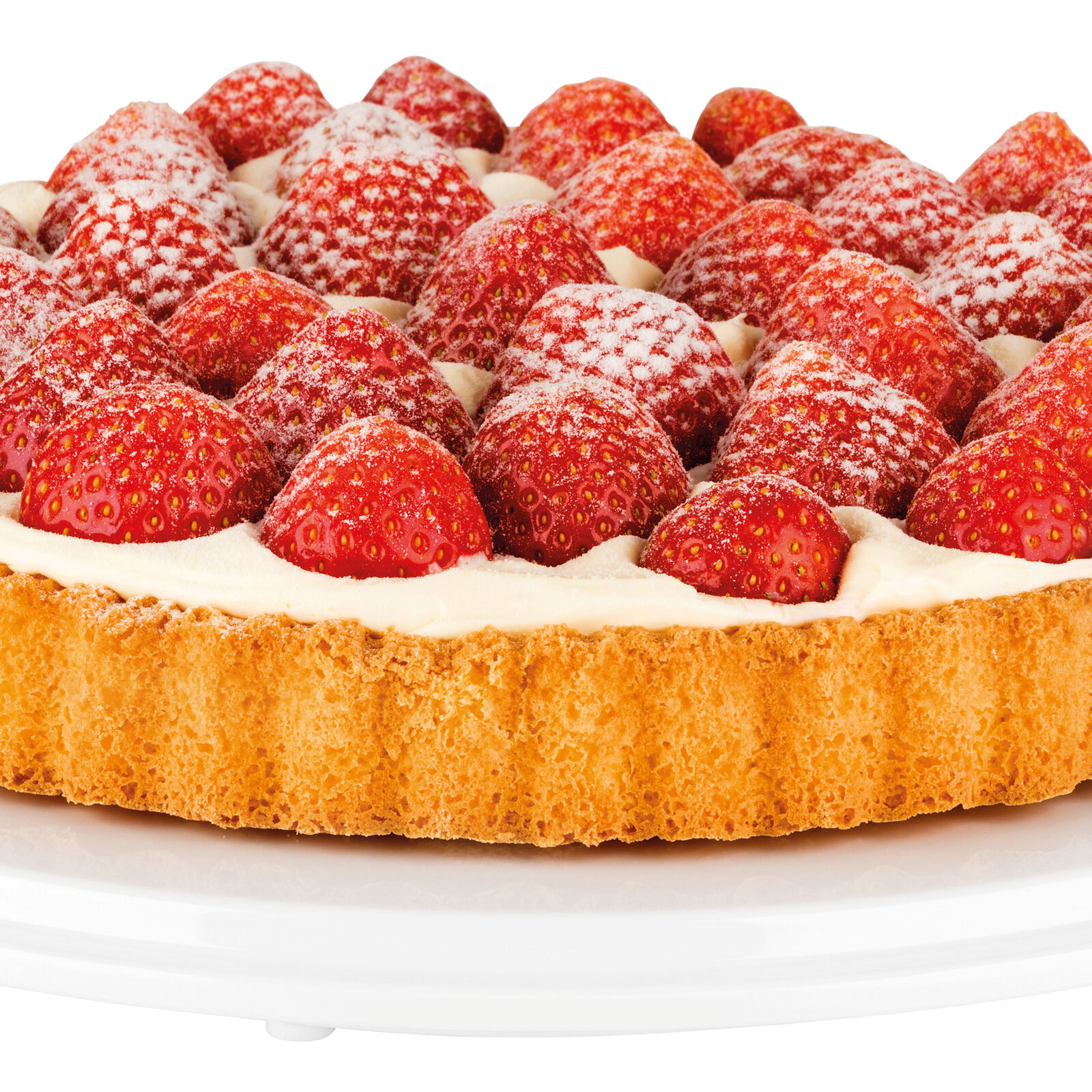 Piatto Torta Ø Cm 31 H 4 Melamina Bianco
