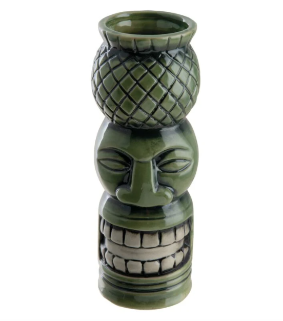 Tiki Mug Ceramica Totem Verde 650ml