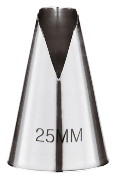 Conf 6 Pz Bocchetta S.Honoré Mm 30 Inox