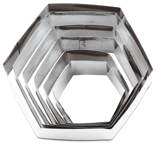 Tagliapasta Esagono misti ø10 h3cm 6pz