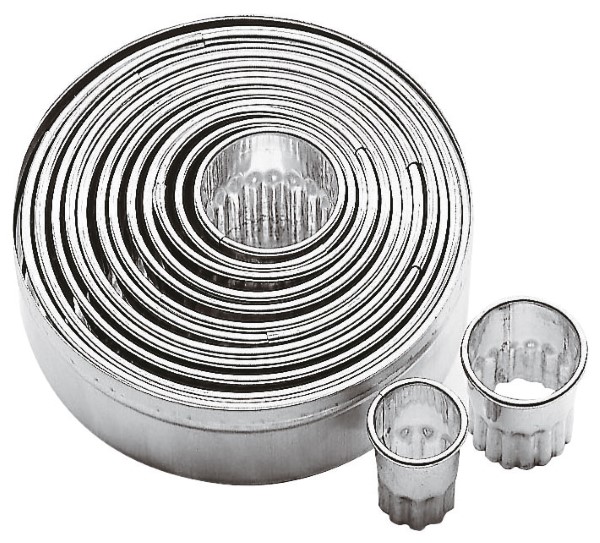 Tagliapasta Anello Festonato ø10 h3cm 11pz