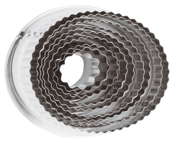 Tagliapasta Ovale Festonato ø10 h3,5cm 9pz