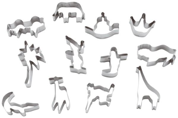 Tagliapasta Animali misti ø15 h2cm 10pz