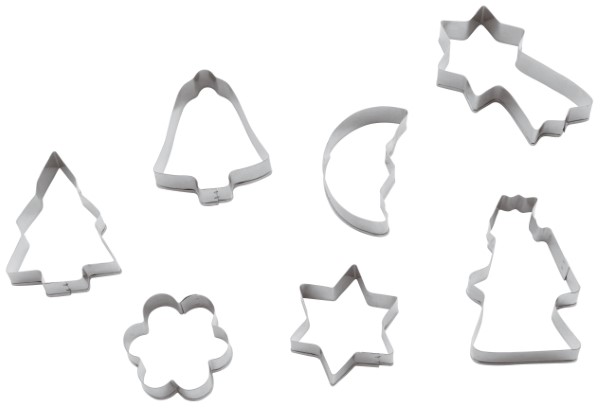 Tagliapasta Natale misti ø15 h2cm 7pz