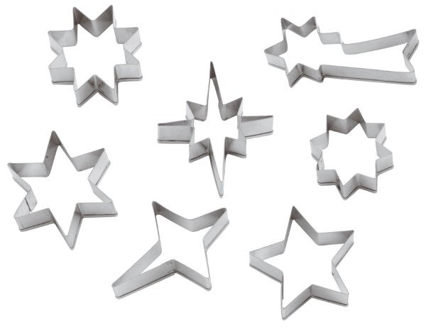 Tagliapasta Stelle misti ø12,5 h2cm 7pz