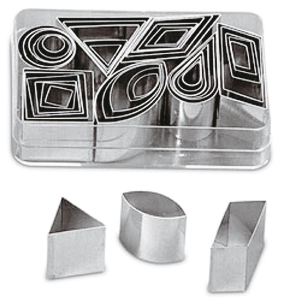 Tagliapasta Geometrici 7 forme ø6-22 42pz