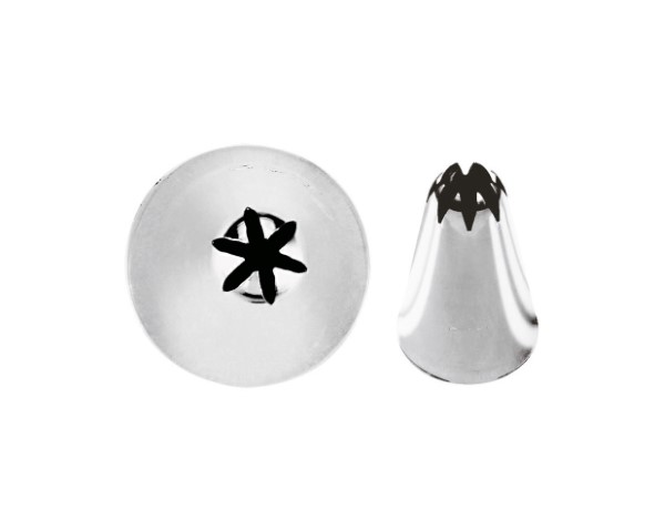 Conf 6 Pz Bocchette Foro Fiore Mm 2 Inox